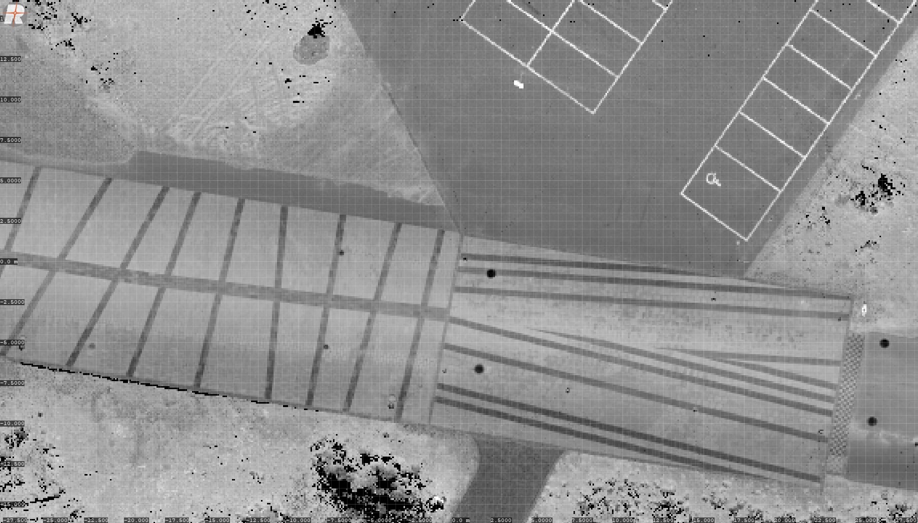 Pistepilvi parkkipaikasta