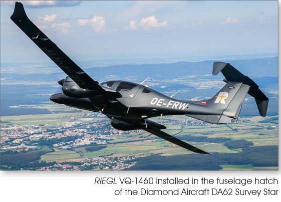 RIEGL Survey airplane